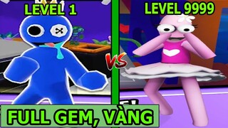 Quái Vật Cầu Vồng Roblox Tiến Hóa Đánh Bại Kẻ Địch - Merge Monster