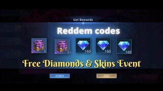 CLAIM TODAY FREE DIAMONDS & SKIN EVENT LEGIT  | MLBB NEW WEB EVENT | Mobile Legends: Bang Bang