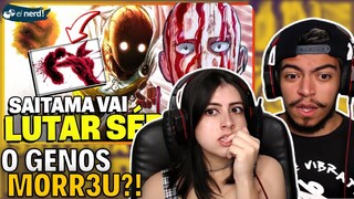 REACT GENOS M0RR3U? SAITAMA VAI LUTAR SÉRIO! - ANÁLISE ONE PUNCH MAN MANGÁ CAP. 166