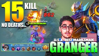 Starfall Knight Perfect Gameplay!! | Former Top 1 Global Granger Gameplay By ʙTᴋ | MobaZane ~ MLBB