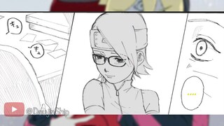 Borutox Sarada - Card Messege part 1 [Naruto/Boruto] Doujin Enish