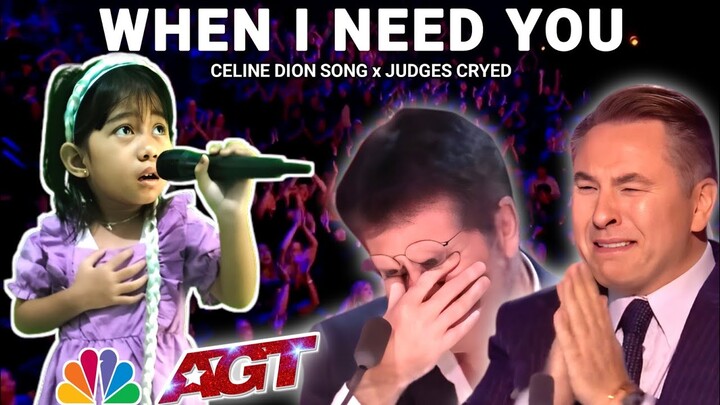 The Judges Cryed When little filipino Sing a song When I Need You (Celine Dion) very Good | AGT 2024