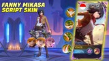 NEW Script Skin Fanny Attack on Titan Mikasa No Password | Full Effect & Voice