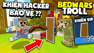 KHANGG HACKER BEDWARS KHIÊN BẢO VỆ SOLO BOOMERANG BLOCKMAN GO TROLL NOOB TEAM *KHANGG TROLL MINIGAME