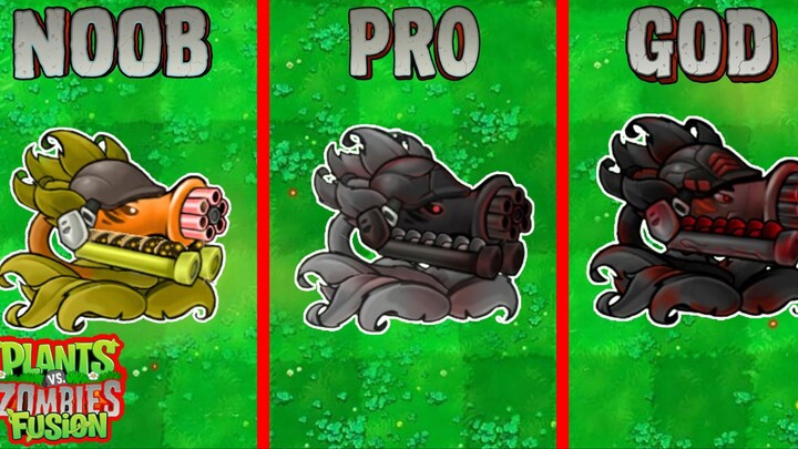 NOOB VS PRO VS GOD | Plants vs Zombies version