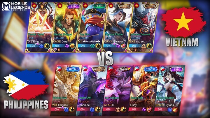 JUNGLER SUN REVAMP PHILIPPINES VS. LING VIETNAM!! | NATIONAL ARENA CONTEST MLBB