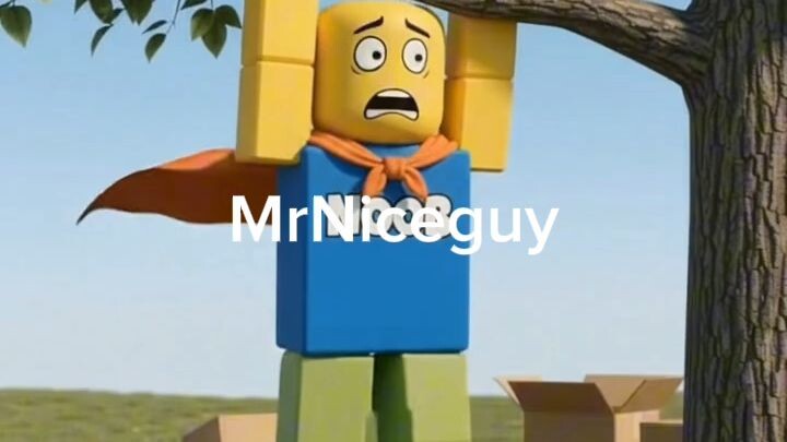 Roblox Noob try to be a Superhero but later