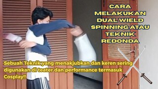 CARA MELAKUKAN DUAL WIELD SPINNING/REDONDA, Cocok untuk Cosplay Performance! #JPOPENT
