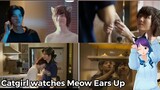 Catgirl watches and fangirls over Meow Ears Up 🐱😻