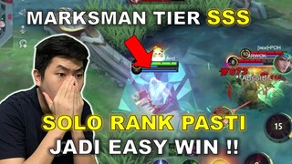 TERNYATA INI MARKSMAN PALING ENAK BUAT SOLO RANK !! PEJUANG SOLO RANK WAJIB PAKE HERO INI !!