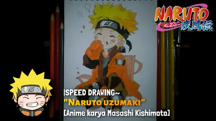 [SPEED DRAWING] Naruto Uzumaki chibii🤩| Karya Masashi Kishimoto