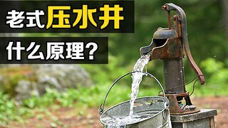 The "water press well" in my childhood memory would produce water by pressing it back and forth a fe