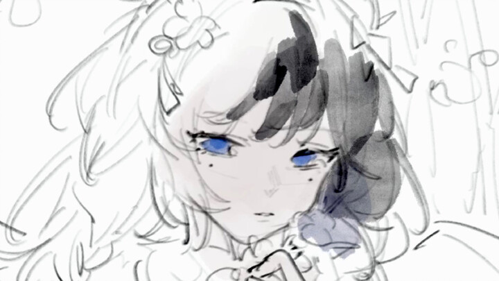 Watercolor brush: Never outline unless absolutely necessary.