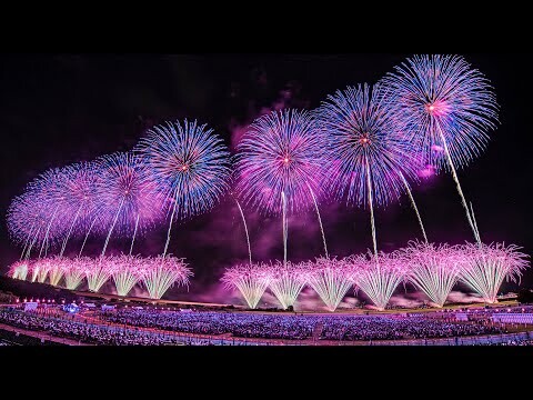 長岡花火 ３年ぶりの復興祈願フェニックス 2022  - Nagaoka Fireworks Phoenix Display 2022 - (Panasonic S5 + BRAW)