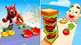 Pancake Rush | Sandwich Runner - ALL LEVELS iOS/Android Gameplay