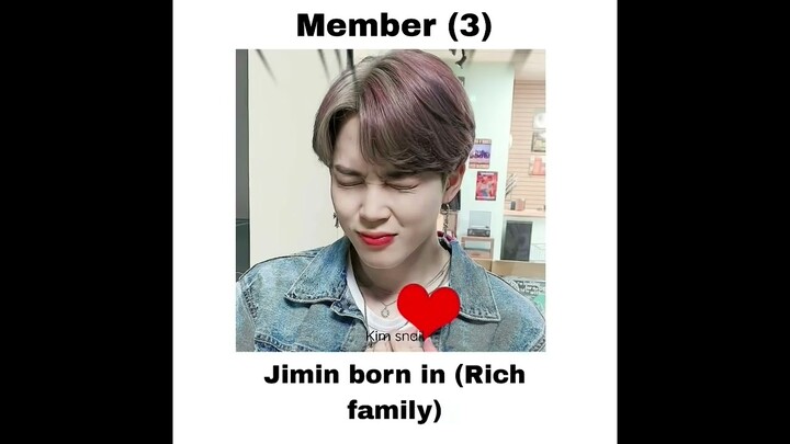 BTS members who born in rich or poor family 🍀 #shorts