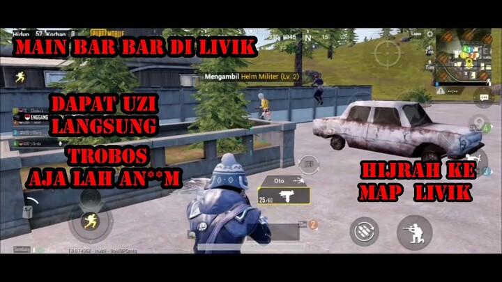 PUBG MOBILE - MAIN BAR BAR DI LIVIK !!!