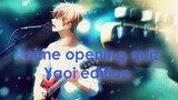 Anime opening quiz [Yaoi edition]