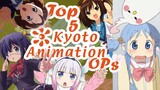 Top 5 BEST Kyoto Animation Anime Openings
