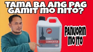 DIY - STEP BY STEP PROCEDURES ON HOW TO USE RUST CONVERTER //PAANO ANG TAMANG PAGGAMIT NG TURCO