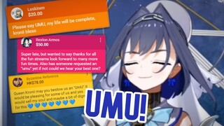 KRONII FINALLY SAID "UMU"!!!!!!!!!!!!!