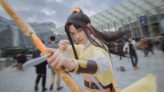 "Li Ge" Jin Ling cos, berpartisipasi dalam vlog singkat sebelum pameran komik