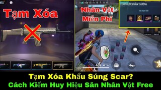 [Free Fire]/Cách Kiếm Huy Hiệu Săn Nhân Vật TatSuYa Miễn Phí,Garena Tạm Xóa Súng Scar Khỏi Game?