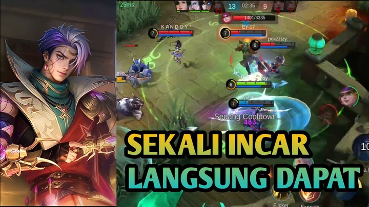 MANTAP BANGET PAKE HERO INI, SEKALI COMBO MUSUH AUTO KO | GAMEPLAY GUSSION MLBB