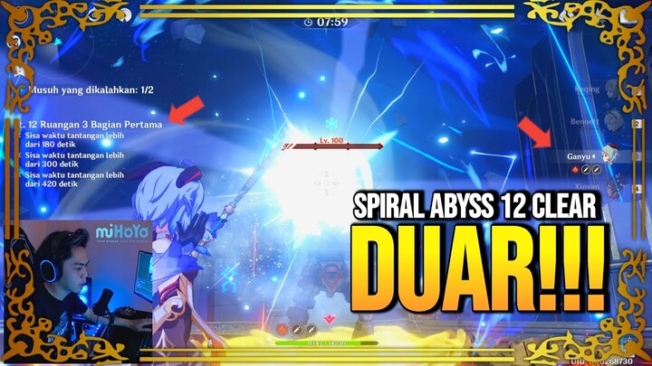 Mihoyo Semakin Edun! Pertama Coba Spiral Abyss 12 yang Baru!! - Genshin Impact : Indonesia