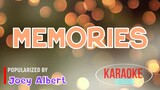 Memories - Joey Albert | Karaoke Version |🎼📀▶️