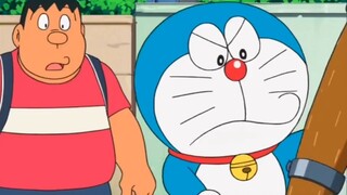 Doraemon: The blue fat man uses props to knock out the black and white Nobita to help him make a cho