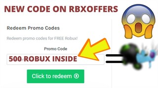 *All (3) New Working Robux Promo codes for RBXoffers  | Robux Giveaways |