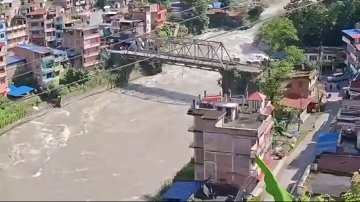 Terrifying Live Footage of the flash flood raging through Rasuwa -Trisuli, Nepal -26th Aug 2026