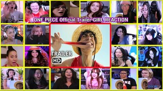 【海外の反応】One Piece Official Live Action Trailer GIRL REACTION 『ONE PIECE』予告編 - Netflix 女の子リアクション
