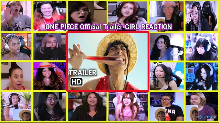 【海外の反応】One Piece Official Live Action Trailer GIRL REACTION 『ONE PIECE』予告編 - Netflix 女の子リアクション