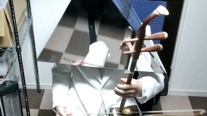ตัวเองกำลังซ้อมเออร์หูอยู่จริงๆ