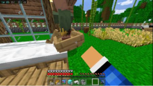 SINH TỒN TRONG RỪNG TẬP 21 | Xây Nhà Bằng Kim Cương Cho Dân Làng | Trong Minecraft Pe..!!