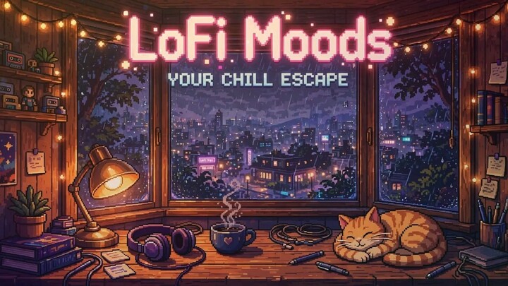 Silent Tear Drops 🌧️ Sad LoFi Beats for Late Night Thoughts & Broken Hearts - LoFi Moods