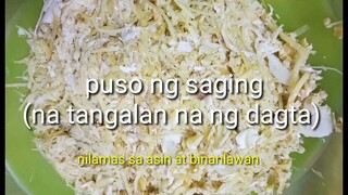 puso ng saging adobo