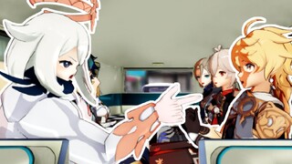 [MMD.3D] Genshin Impact. Paimon: "Ayo, pukul aku!"