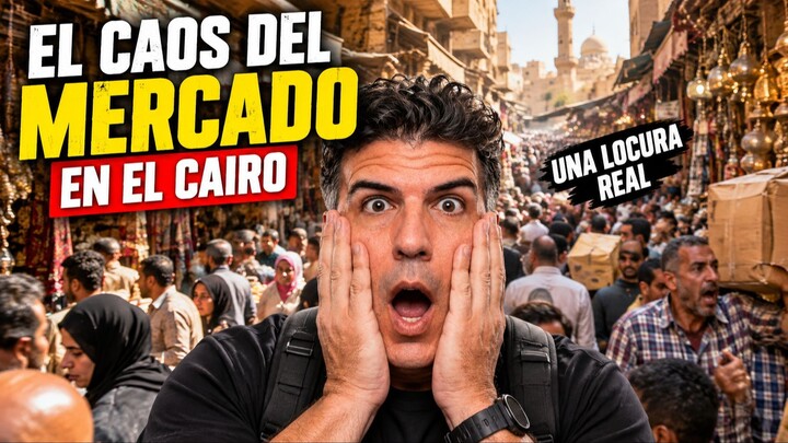 El MERCADO más CAÓTICO de EL CAIRO: así compran los locales