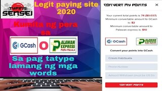 PAANO KUMITA NG ₱100 SA GCASH BY JUST TYPING WORD | TYPING SENSEI REVIEW