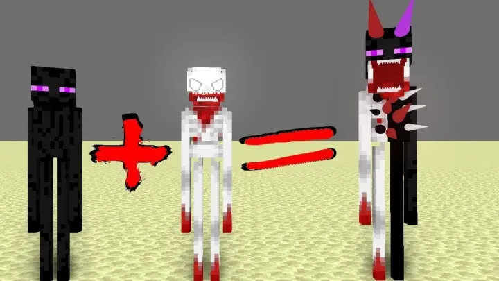 Monster School - Enderman Army VS Scp 096 Army - minecraft animation