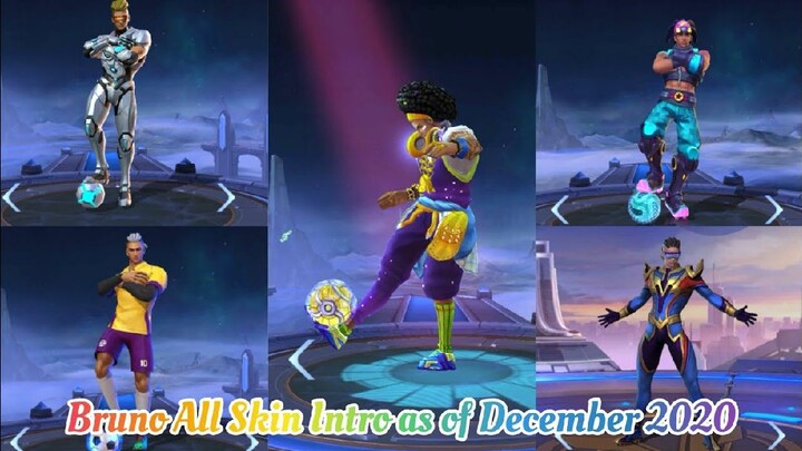 Bruno All Skin Intro as of December 2020 | Mobile Legends Bang Bang