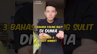 3 Bahasa Paling Sulit Di Dunia (Nomor 3 Sulit Banget) #shorts