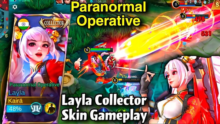 LAYLA COLLECTOR SKIN GAMEPLAY!❤️Paranormal Operative🔥