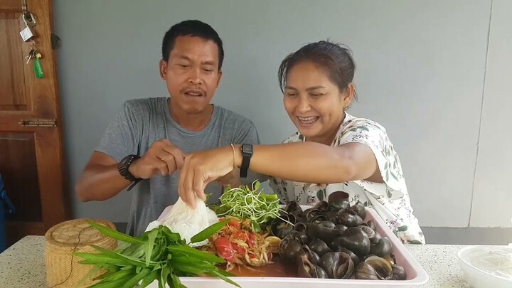 ต้มหอยนาตำบักหุ่งเผ็ดๆแซ่บๆนำกันจ้า