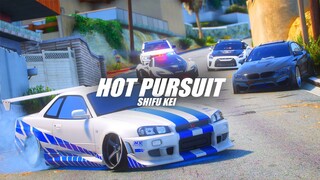 HOT PURSUIT ! KEI BERSAMA MURID PURSUITNYA MEMBUAT POLISI KEWALAHAN !!! GTA 5 ROLEPLAY