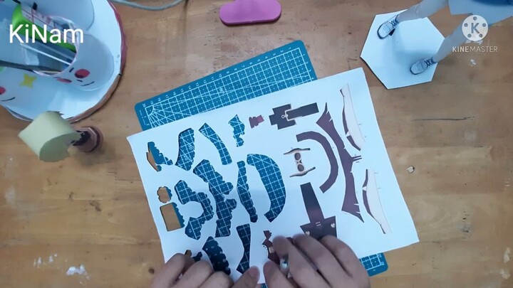 Mô hình giấy anime girl Anime Game [Genshin Impact]