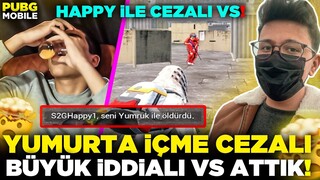 YUMURTA İÇME CEZALI VS ATTIK!! 😱 KİM İÇTİ!? YUMRUK ATTI ÇILDIRDIM Pubg Mobile